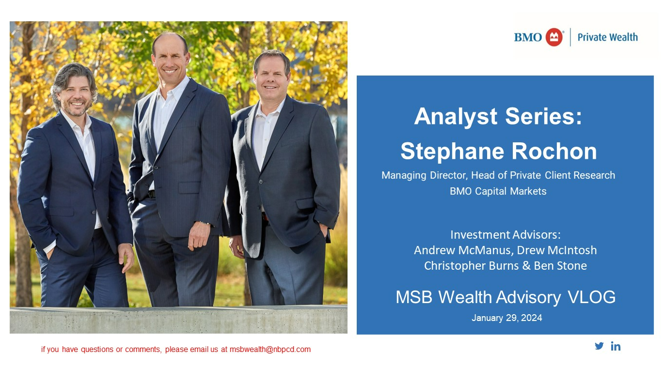 Analyst Series: Stephane Rochon, Private Client Research, BMO Capital Markets