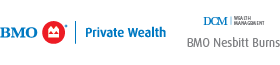  BMO Private Wealth logo, DCM Wealth Management BMO Nesbitt Burns logo 