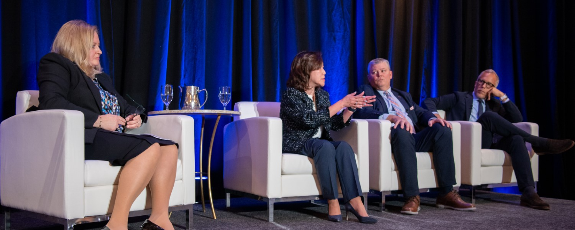 Panel containing Brian Belski, Brent Joyce, and Jennifer Lee