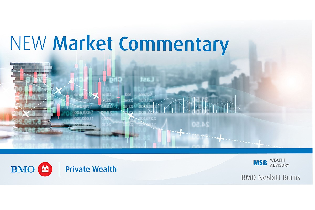Image reads New Market Commentary with the MSB Wealth and BMO Private Wealth logos