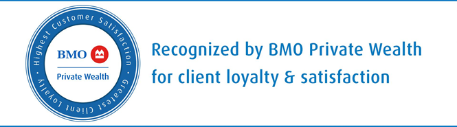 Recognized by BMO Private Wealth for client loyalty & satisfaction logo