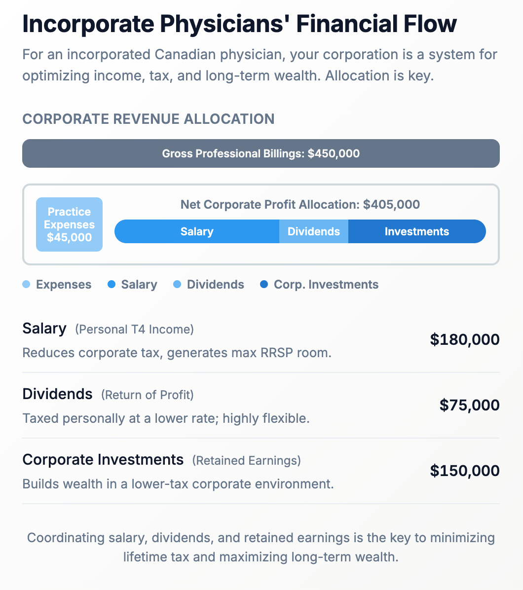 Financial documents and a calculator, representing organization and growth.