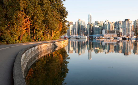 Stanley Park, Vancouver BC, in Autumn