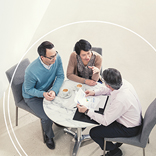 group at table planning