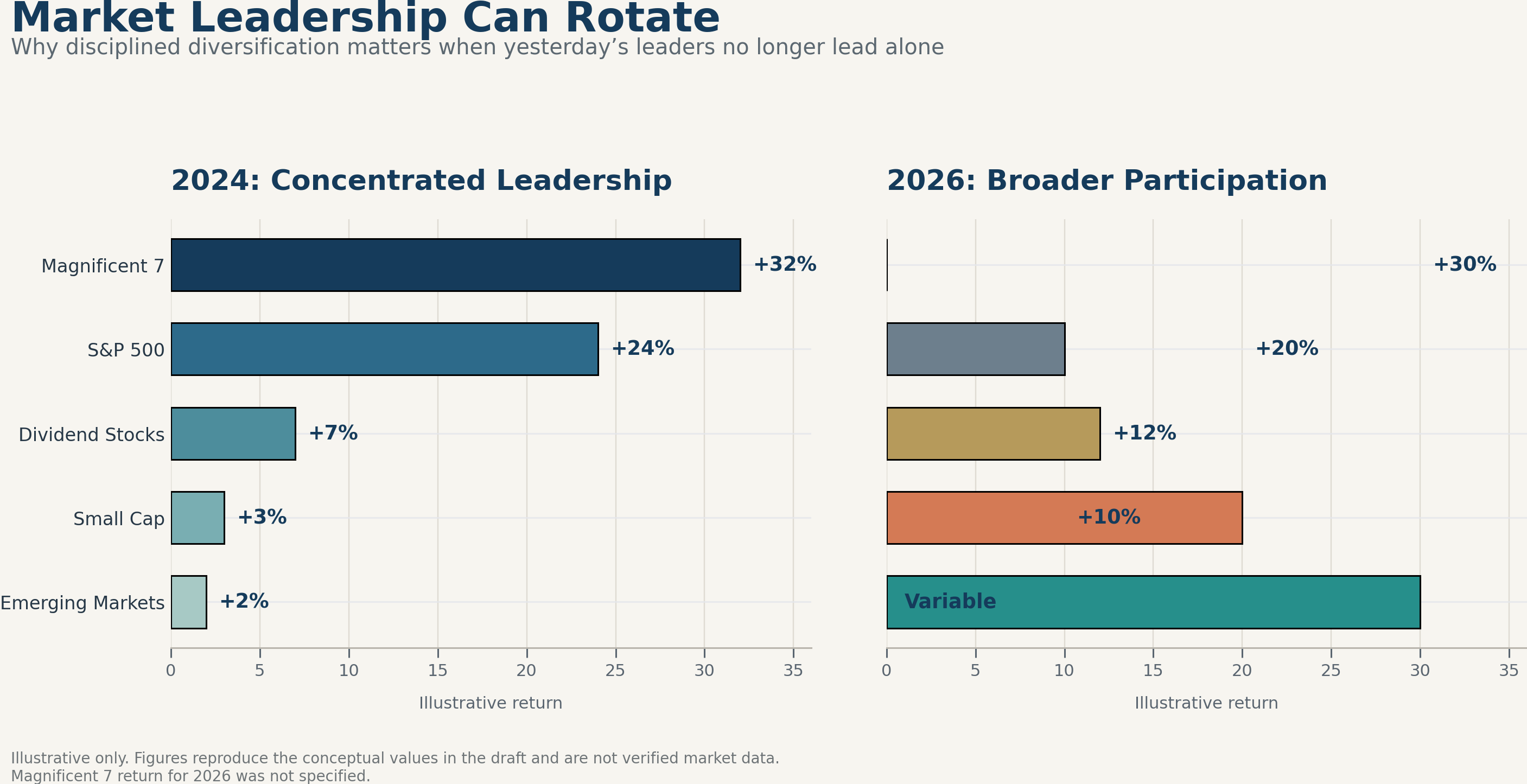 Market Leadership Can Rotate